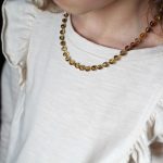 Gintariniai vaikiški karoliai