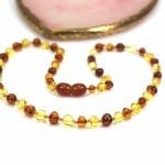 Gintariniai vaikiški karoliai