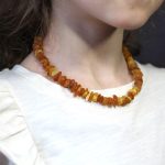 Gintariniai vaikiški karoliai