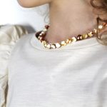 Gintaro mozaikos karoliai vaikams