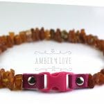 gintariniai karoliai šunims