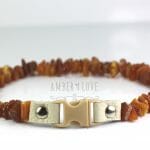 gintariniai karoliai šunims