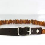 gintariniai karoliai šunims