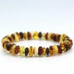 Gintarinė vaikiška apyrankė