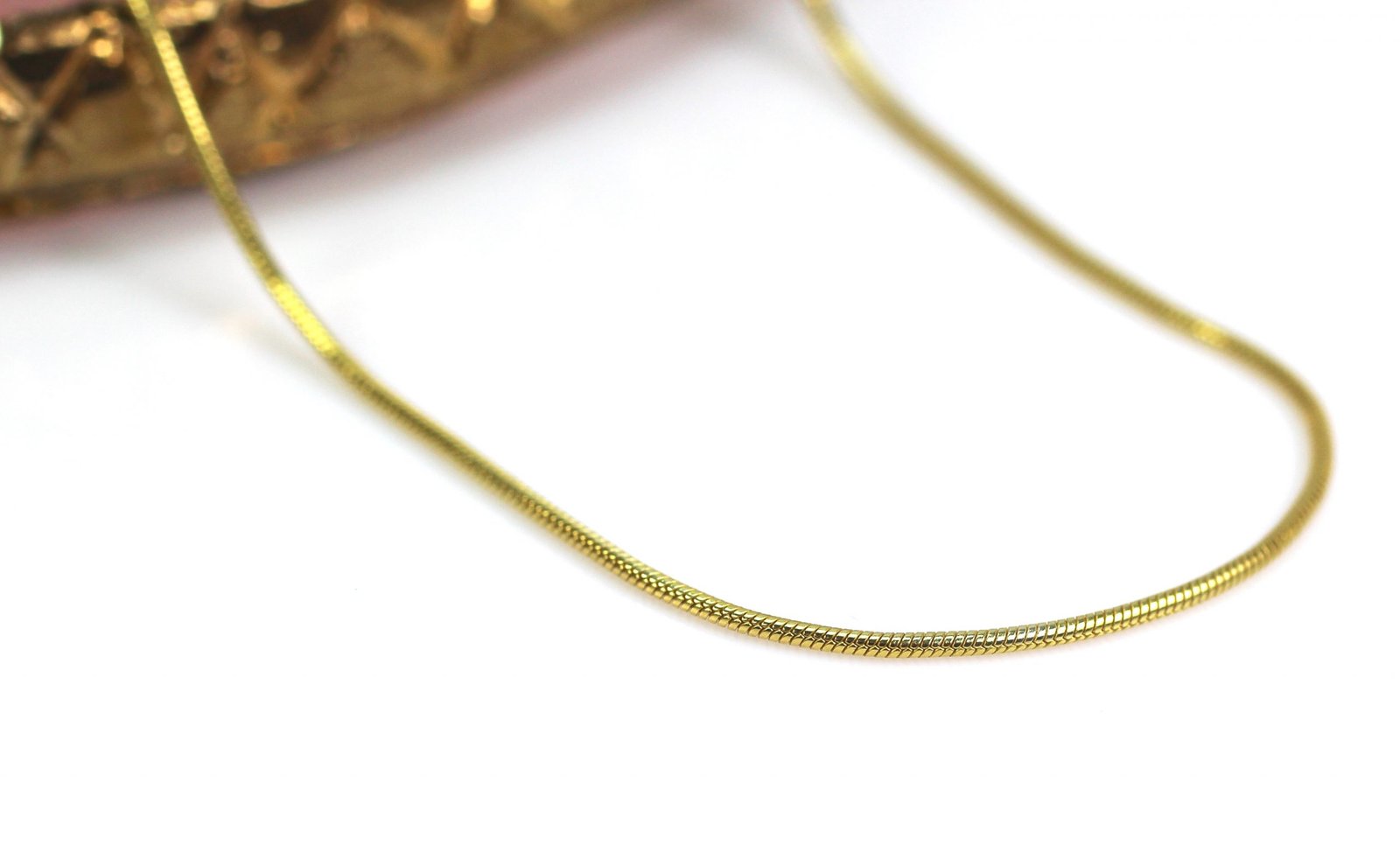 925 sterling silver chain, gold plated 