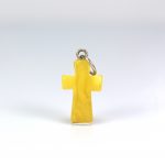 Gintarinis pakabukas mažytis kryželis