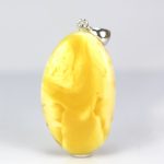 Amazing big amber pendant