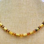 Baltic amber men male luxury necklace