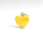 Gintarinis pakabukas širdelė