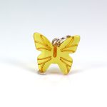 Gintarinis pakabukas drugelis