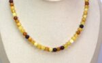 Baltic amber necklace from round amber beads - Image 3