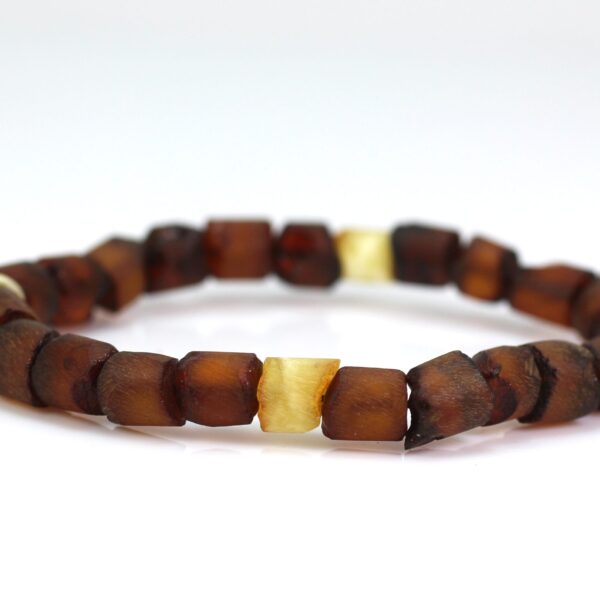 Gintarinė vyriška apyrankė