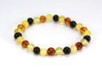 Spalvota, gintarinė apyrankė iš Baltijos gintaro - Image 4
