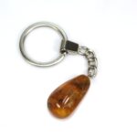 Gintarinis raktų pakabukas