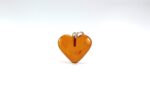 Gintarinis pakabukas širdelė