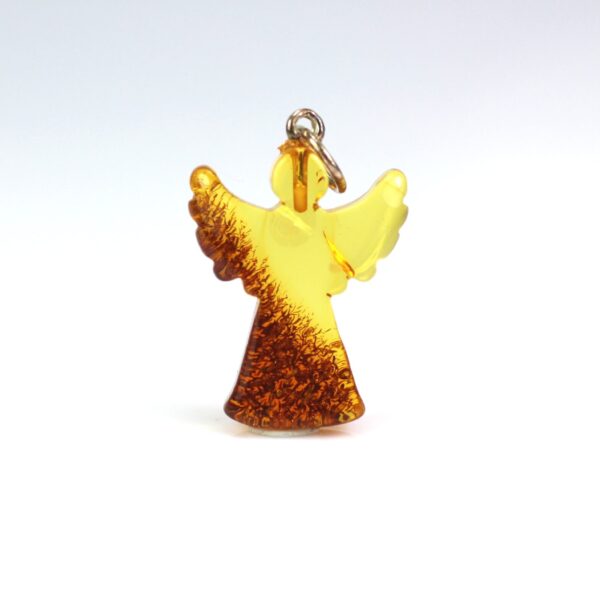 Gintarinis pakabukas angelas