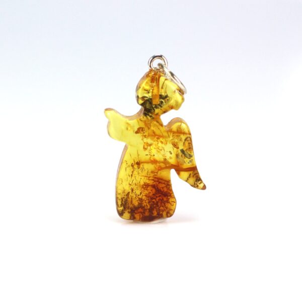 Gintarinis pakabukas angeliukas