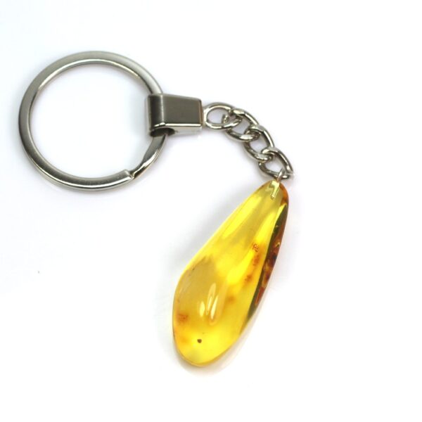 Gintarinis raktų pakabukas