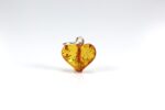 Amber pendant heart shape - Image 4