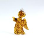 Gintarinis pakabukas angelas