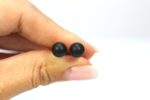 Baltic amber earrings black bubbles - Image 6