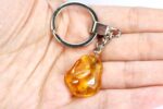 Gintarinis raktų pakabukas