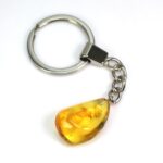 Gintarinis raktų pakabukas