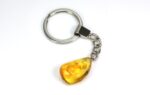 Gintarinis raktų pakabukas