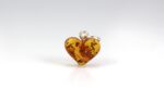 Gintarinis pakabukas širdelė