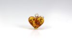 Gintarinis pakabukas širdelė