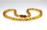 Amber necklace from faceted amber beads - Image 4