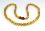 Amber necklace from faceted amber beads - Image 5