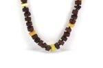 Baltic amber men necklace, unpolished - Image 2