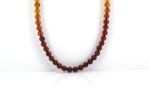 Baltic amber necklace from round amber beads - Image 3