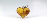 Amber pendant heart shape - Image 3