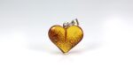Amber pendant heart shape - Image 4