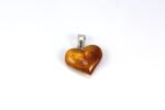Amber pendant heart shape - Image 2