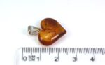 Amber pendant heart shape - Image 5