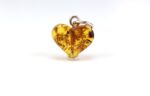 Gintarinis pakabukas širdelė