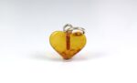 Gintarinis pakabukas širdelė