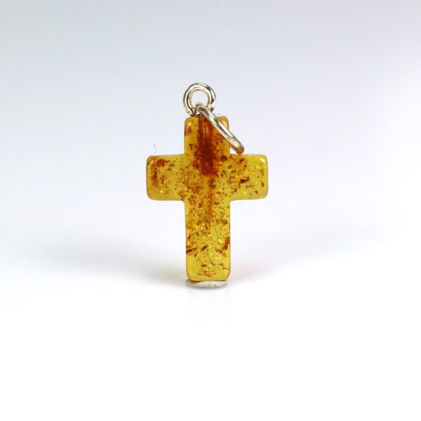 Gintarinis pakabukas kryželis