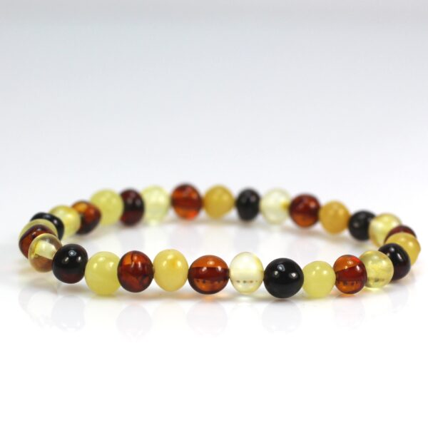 Gintarinė vaikiška apyrankė