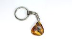 Gintarinis raktų pakabukas