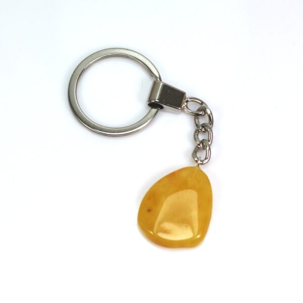 Gintarinis raktų pakabukas