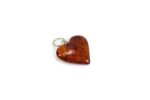 Gintarinis pakabukas širdelė