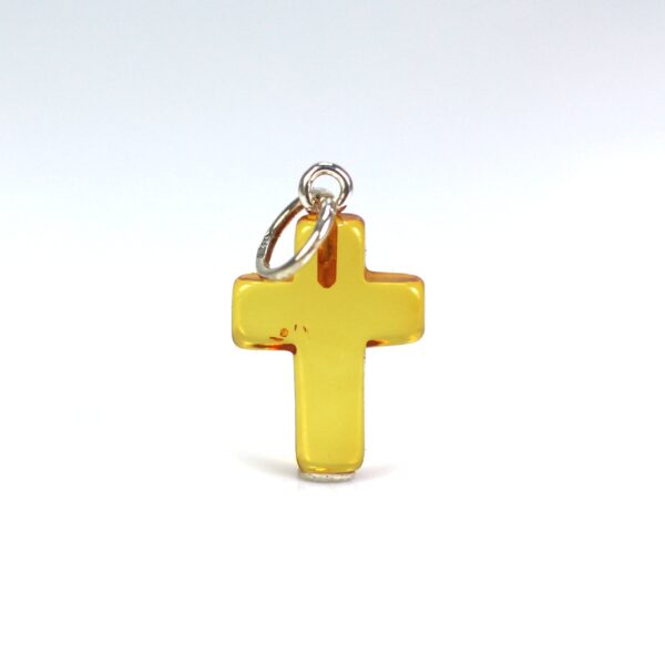 Gintarinis pakabukas kryželis