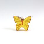 Gintarinis pakabukas drugelis