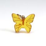 Gintarinis pakabukas drugelis