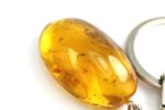 Gintarinis raktų pakabukas su inkliuzu - Image 4