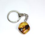 Gintarinis raktų pakabukas
